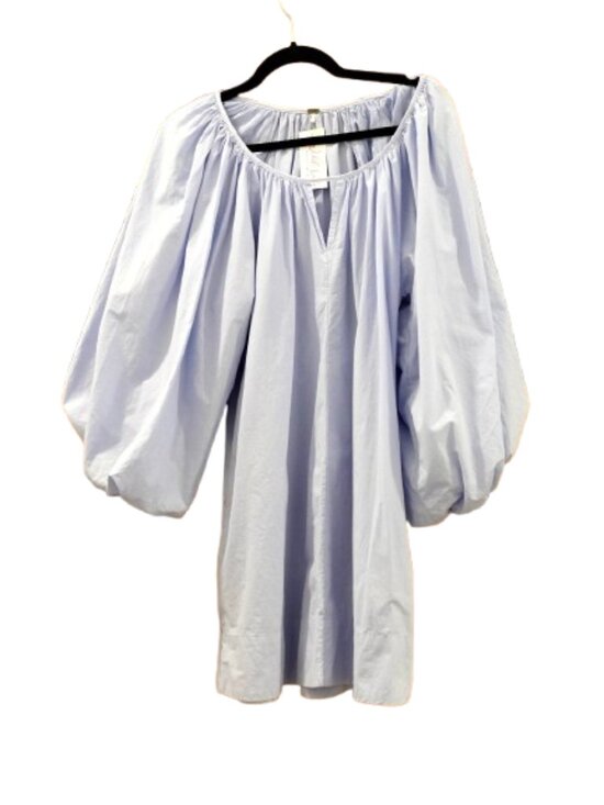 Wild Lily Dresses & Skirts - WILD LILY~Leilani Mini Dress Cornflower Blue~COTTON OVERSIZED PUFF SLEEVES NWT